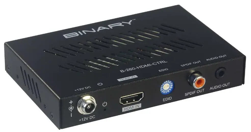 BINARY 260 Series B-260-HDMI-CTRL 4K HDR In-Line Controller image