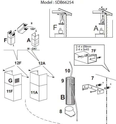 BLAUPUNKT 5DB66254 Extractor Hood fig 3