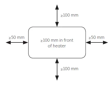 mill PA600WIFI3 Invisible and Glass WiFi Panel Heater fig 2