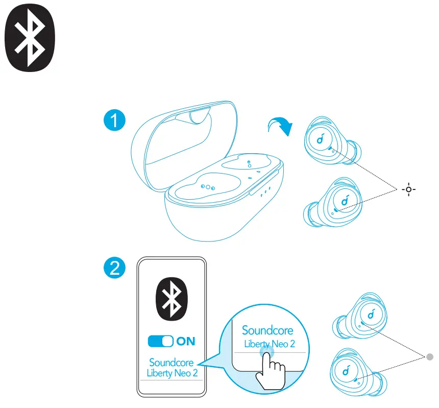 soundcore A3926R Bluetooth Wireless Earbuds - PAIRING