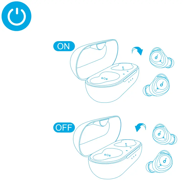 soundcore A3926R Bluetooth Wireless Earbuds - POWERING