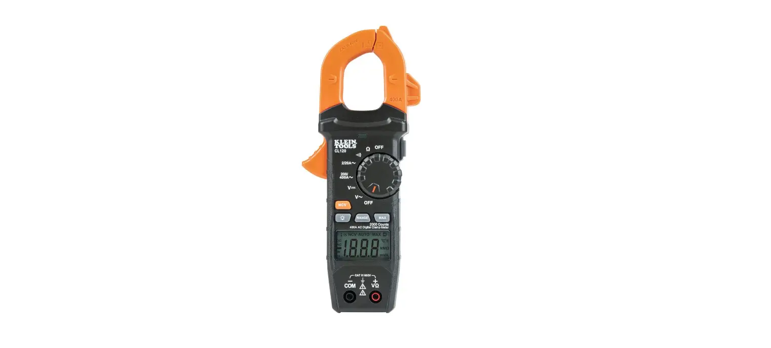 Klein Tools Cl120 400a Ac Auto-ranging Digital Clamp Meter Instruction Manual Klein Tools Cl120 400a Ac Auto-ranging Digital Clamp Meter Instruction Manual