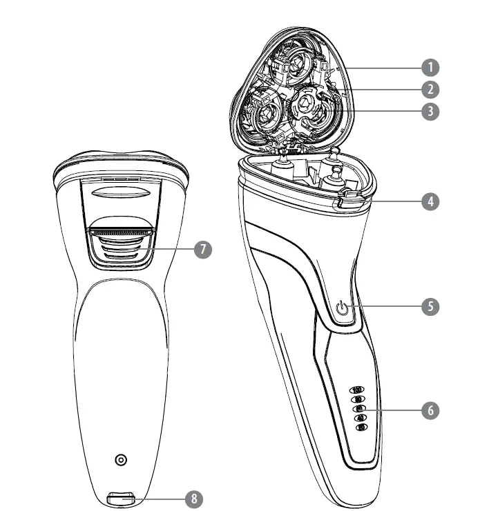 teesa TSA0515 Rotary Shaver Owner's 1