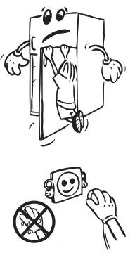 KONCAR H1A 54 250 BFN Refrigerator - Safety warnings 2