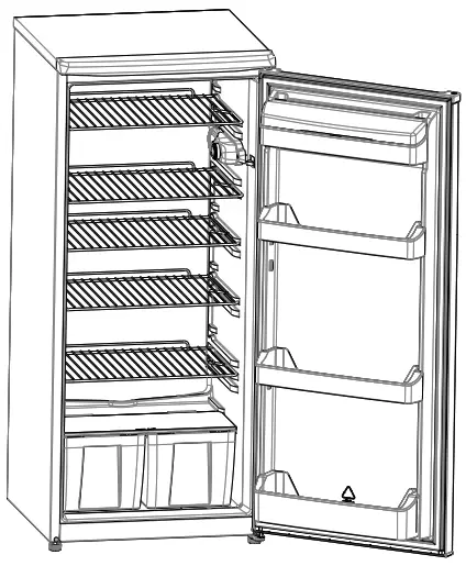 KONCAR H1A 54 250 BFN Refrigerator