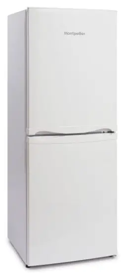 MontPellier MS145W 145cm Tall Retro Fridge Freezer