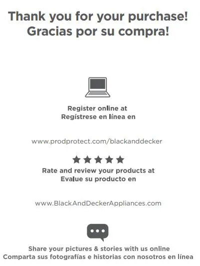 BLACK DECKER Blender 10-Speed - Thank You