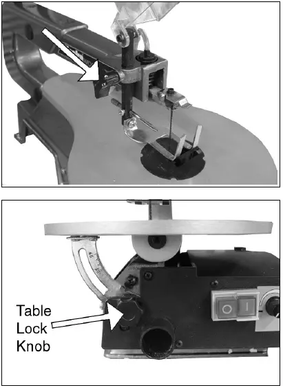 Clarke CSS400C Variable Speed Scroll Saw fig 10