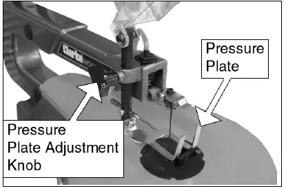 Clarke CSS400C Variable Speed Scroll Saw fig 13