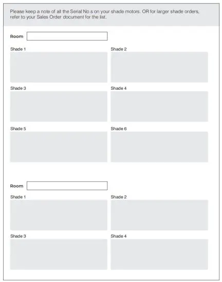 Screen Innovations Nano Box 110v AC RTS Shade - MOTOR SERIAL