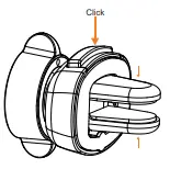 TaGG Touch-Frame Mini Air Vent Car Mobile Holder-Fig2