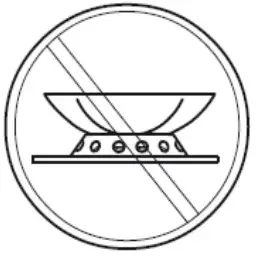 omega OCG32XCOM Gas Cooktop - Safety Symbol 1