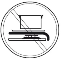 omega OCG32XCOM Gas Cooktop - Safety Symbol