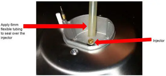 omega OCG32XCOM Gas Cooktop - injector