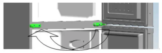 inventor DP1590S Double Door Refrigerator - Reversing the Door Swing 8