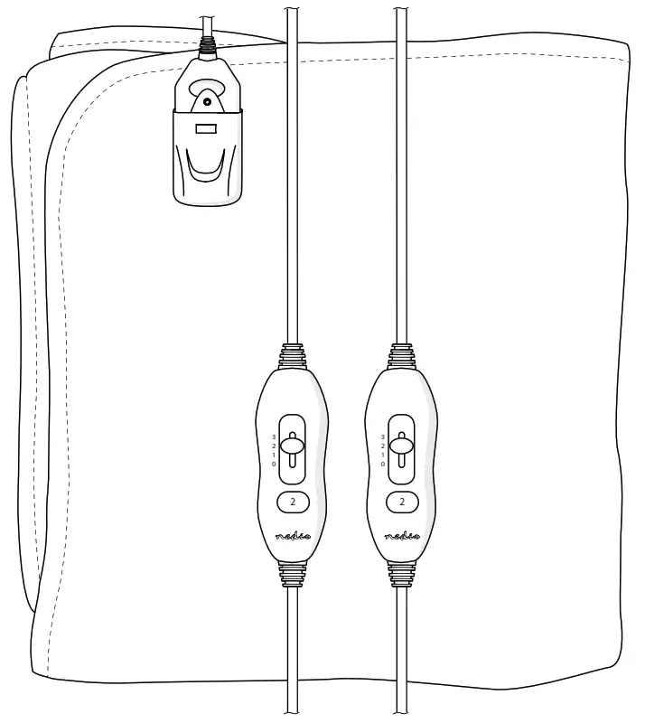 nedis Double Electric Blanket - 22