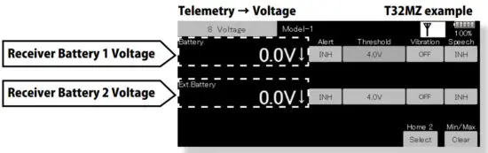 Futaba DLPH 1 Dual RX Link Power Hub - tlemetry function