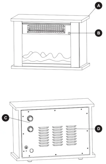 LifeSmart HT1287 Infrared Quartz Heater - PACKAGE