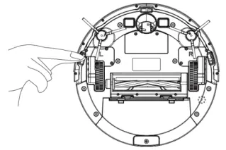 Clean the down-view sensor