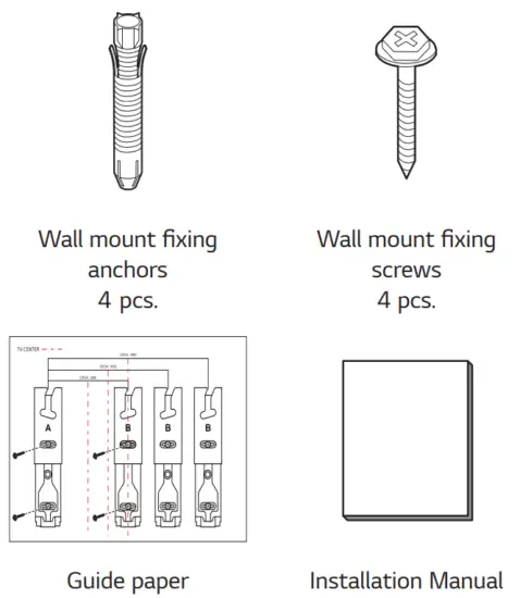 LG WB21LMB Wall Mount Bracket -