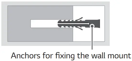 LG WB21LMB Wall Mount Bracket - 3