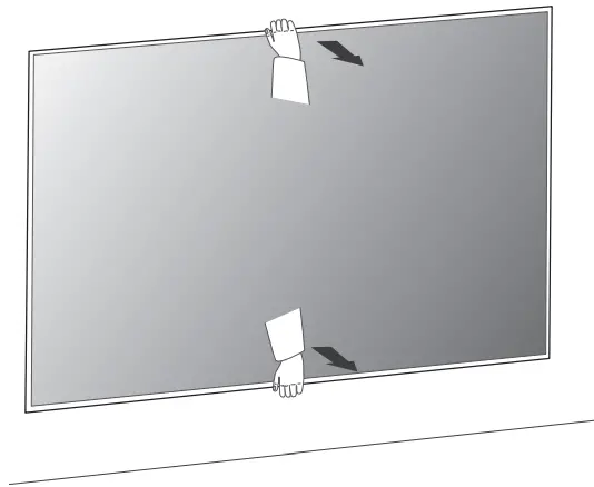 LG WB21LMB Wall Mount Bracket - Additional Cables in