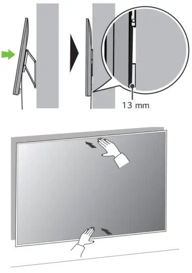 LG WB21LMB Wall Mount Bracket - Be sure to gently