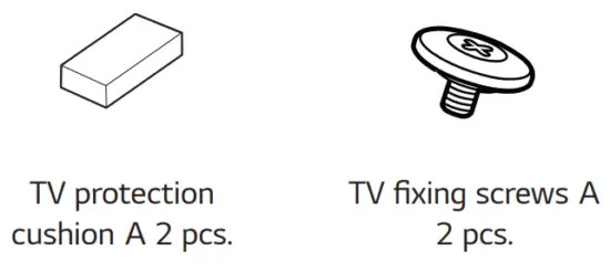 LG WB21LMB Wall Mount Bracket - Separation distance
