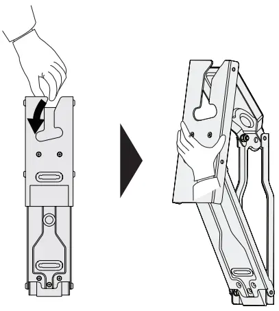 LG WB21LMB Wall Mount Bracket - indicated in the picture