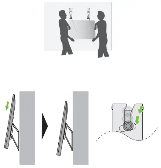 LG WB21LMB Wall Mount Bracket - mount on the wall