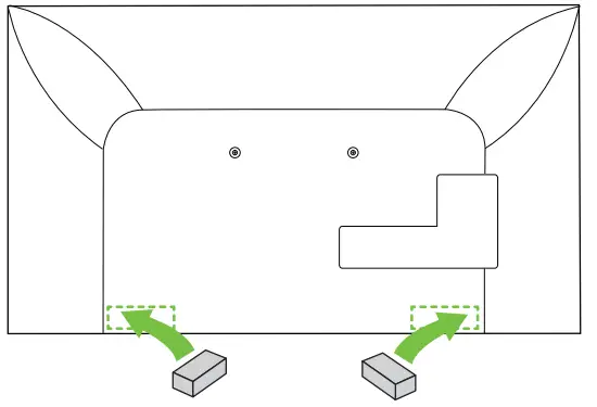 LG WB21LMB Wall Mount Bracket - protective cushion A to