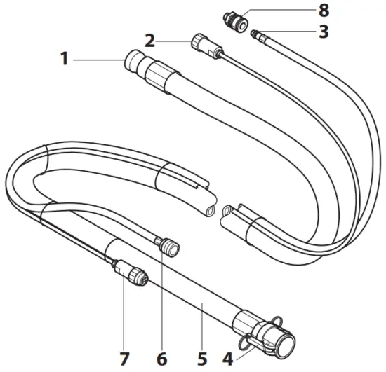 TITAN 2405070 PowrMax 605 Texture Sprayer - MORTAR HOSE