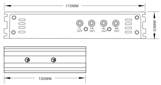 PUZU PZ-C7 4ch Amplifier 6ch DSP Car Digital Signal Processor - 3