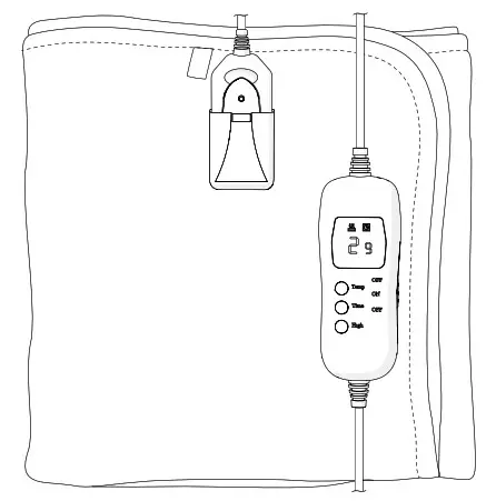nedis Single Electric Blanket icon Cover