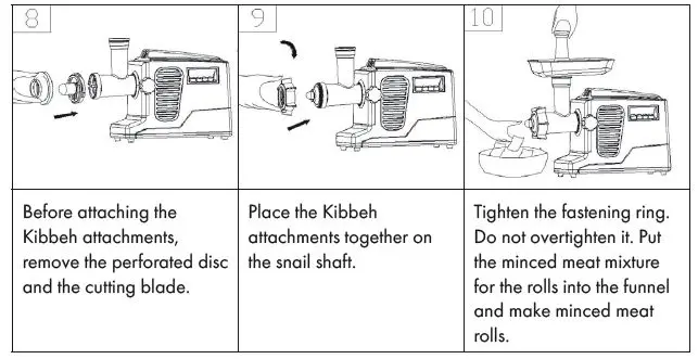 KLARSTEIN 10035233 KRAFTPROTZ Meat Grinder-FIG4