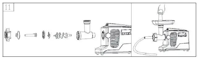 KLARSTEIN 10035233 KRAFTPROTZ Meat Grinder-FIG6