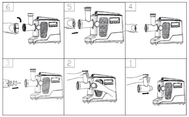 KLARSTEIN 10035233 KRAFTPROTZ Meat Grinder-FIG7