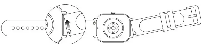 AMAZFIT Amazifit GTS Watch - Disassembly and Assembly of the Watch Strap