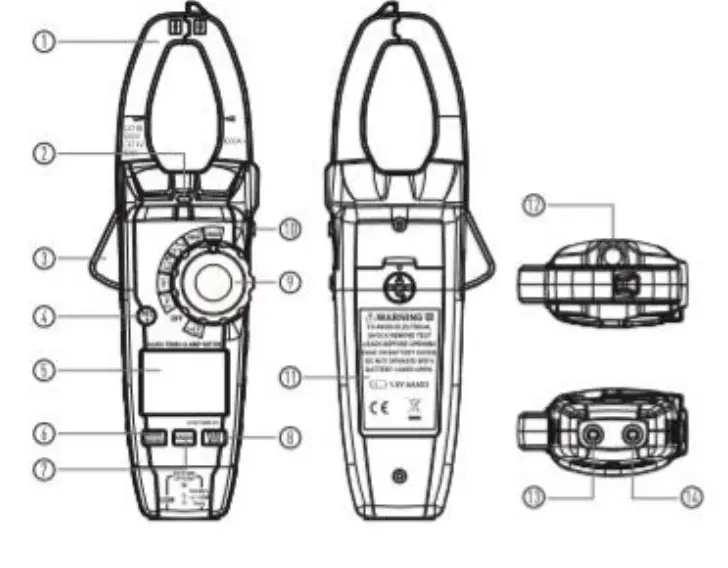 TRIPLETT-CM1050-1000A-TRMS-AC-DC-Clamp-Meter-fig-1