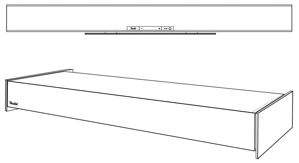 teufel CINEBAR LUX Surround Living 51 Set Soundbar 