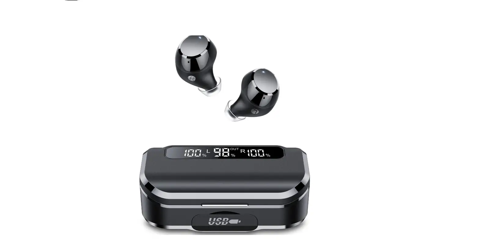 Lekaby Wireless Earbuds, Bluetooth 5.1 Headphones 100h Playtime With Digital Led Display-complete Features/instruction Guide Lekaby Wireless Earbuds, Bluetooth 5.1 Headphones 100h Playtime With Digital Led Display-complete Features/instruction Guide