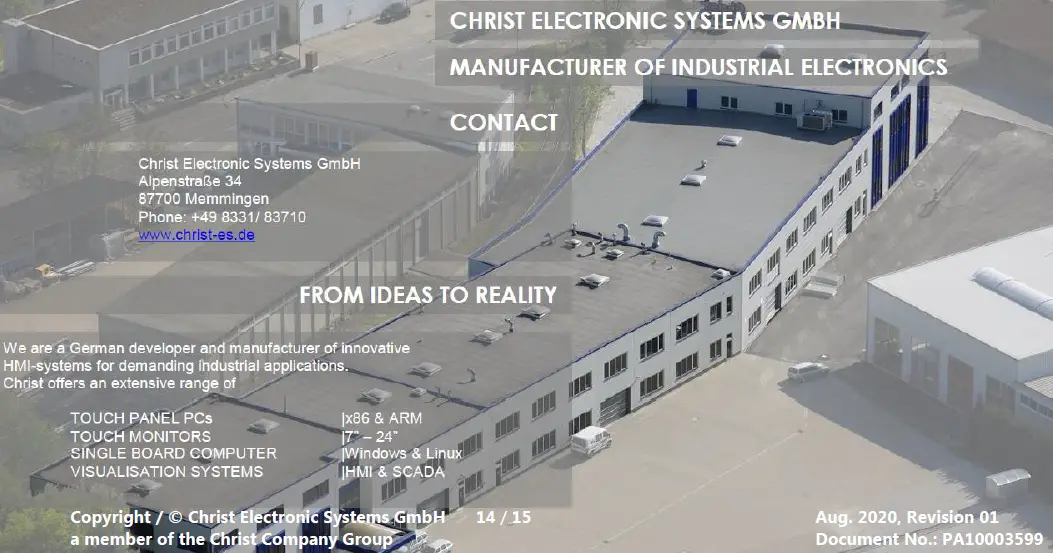 Christ-E702613-Touch-It-CE-Front-Panel-Glass-166555