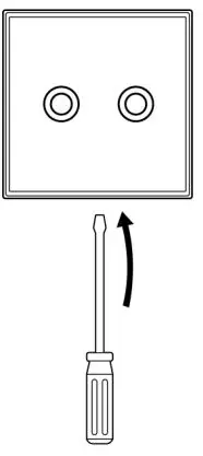 Air Live SA-105 Dual Relay Touch Wall Switch User Manual - Removal of front cover