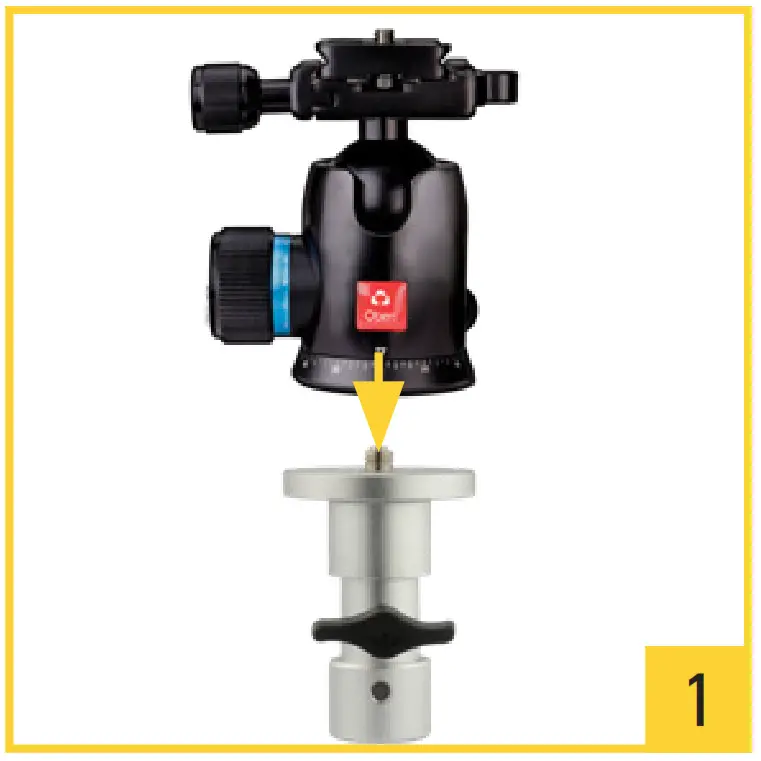 impact Baby Ballhead Adapter - - impact Baby Ballhead Adapter-