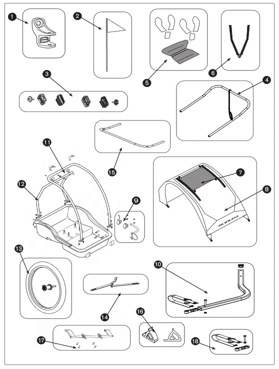 BURLEY 946207 Child Trailer - fig19