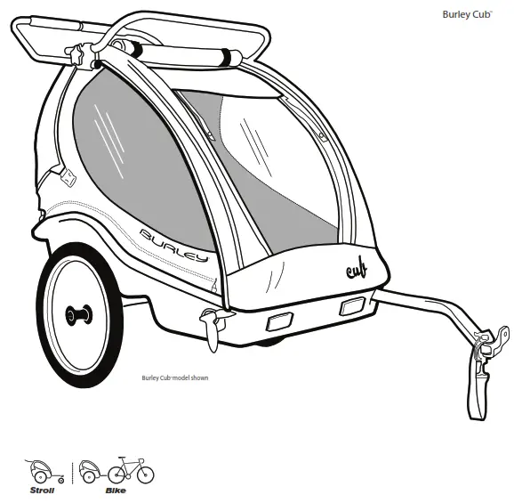 BURLEY 946207 Child Trailer