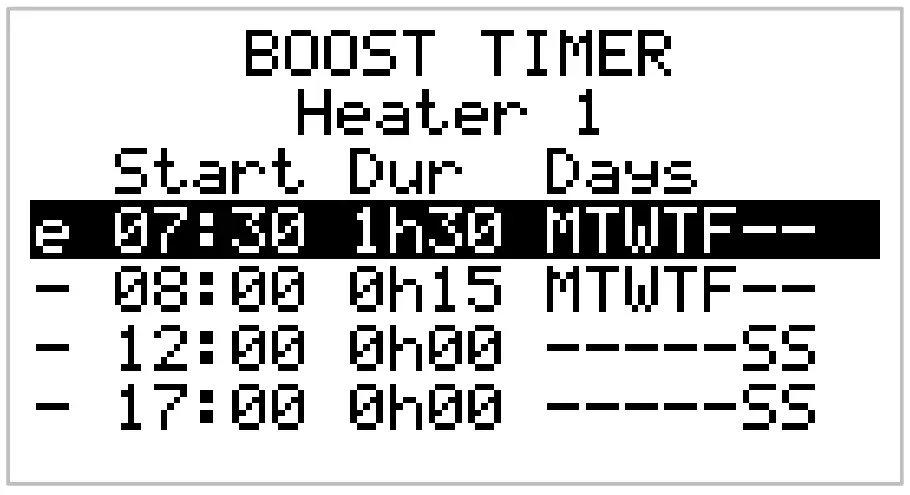 BOOST TIMER