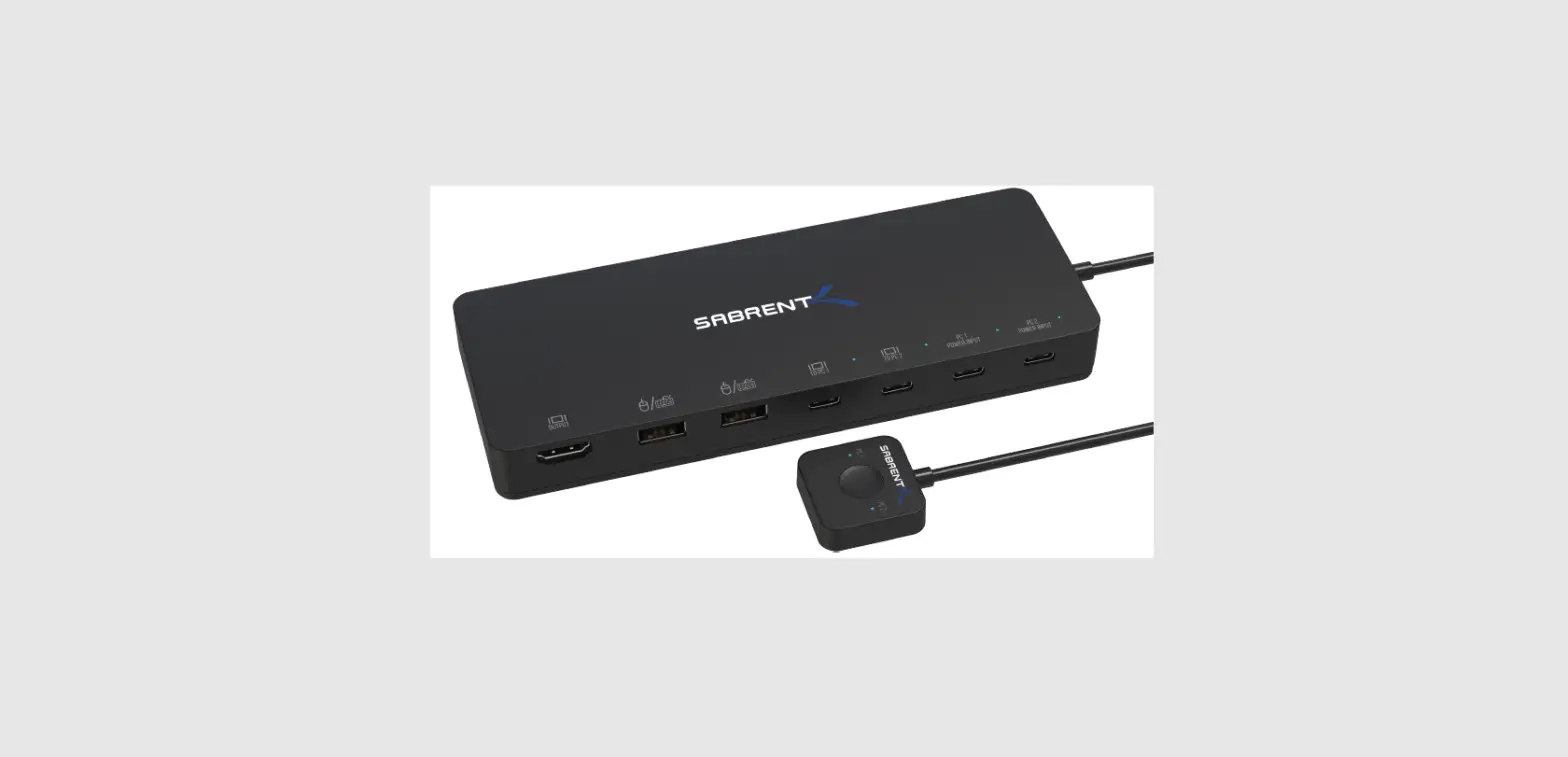 Sabrent Usb-kcpd 2-port Usb Type-c Kvm Switch User Guide
