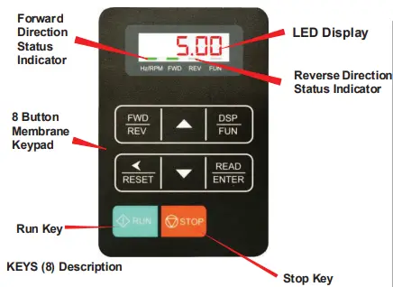 TECO-Westinghouse E510-220-H3N4-U E510 Nema Variable Frequency Drive-fig3