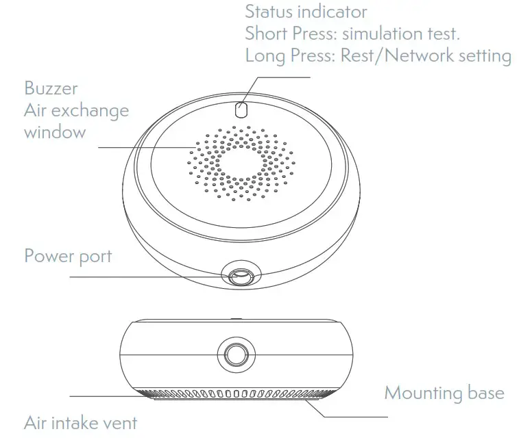 TESLA TSL SEN GAS Smart Sensor Gas - Product Description